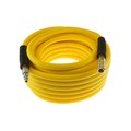 Coilhose Pneumatics Yellow Belly PVC Hybrid Hose 1/4" ID x 25’ 1/4" Industrial Interchange YB4025Y15X